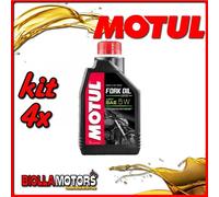 KIT 4X LITRO OLIO MOTUL FORK OIL EXPERT HEAVY 5W FORCELLA - 4x 105929