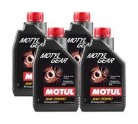 KIT 4x1 LITRO OLIO MOTUL MOTYLGEAR 75W90 TRASMISSIONE INGRANAGGI