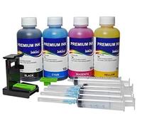Kit 4x100ml inchiostro PREMIUM FOTOGRAFICO INKTEC di ricarica cartucce origin...