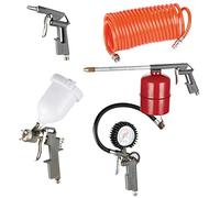 KIT 5 ACCESSORI 60605 COMPRESSORE VINCO GONFIARE SOFFIARE LAVARE VERNICIARE TUBO
