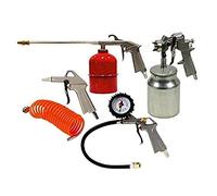 KIT 5 ACCESSORI PER COMPRESSORE ARIA COMPRESSA PISTOLA GONFIAGGIO AEROGRAFO ABAC