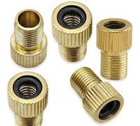 Kit 5 Adattatori Universali per Valvole da PRESTA a SCHRADER specifici per Bici da Corsa e Mountain Bike - Gonfia con il Compressore o la Pompa a pedale. Made in Italy - AlGiustoPrezzo