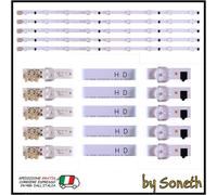 KIT 5 BARRE LED PER TV 32" D2GE-320SC0-R2 D2GE-320SC0-R3 ES-004/9 G875067