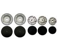 Kit 5 Bruciatori + Piattelli Spartifiamma FRANKE Made in Italy ORIGINALI SABAF