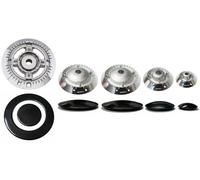 Kit 5 Bruciatori Piattelli Spartifiamma LOFRA 4 Fuochi + Tripla Corona SABAF