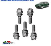 KIT 5 BULLONI FISSAGGIO RUOTA 14X1,5 ES19 ADATTI A PORSCHE CAYENNE 9PA 2003-> 95
