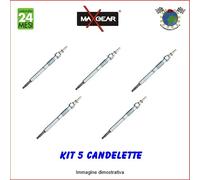Kit 5 candelette Maxgear per SSANGYONG RODIUS REXTON KYRON