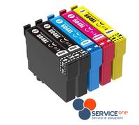 KIT 5 Cartucce 604XL per Epson XP-2200 2205 3200 4200 WF2910DWF 2950 Compatibili