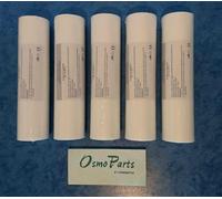 Kit 5 Cartucce Filtro 1- 5 - 10 Micron 10" Sedimenti Depuratori Acquario Osmosi