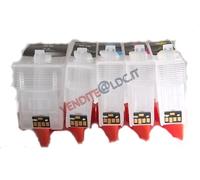 KIT 5 CARTUCCE RICARICABILI PER CANON SERIE PGI-570/CLI-571 - CON CHIP AUTORESETTANTE NEW