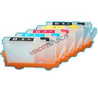 KIT 5 CARTUCCE RICARICABILI SENZA INCHIOSTRO - MINI CISS PER SERIE HP 364 NEW