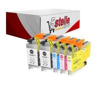 KIT 5 CARTUCCE XL PER BROTHER HL-J6010DW MFC-J5955DW MFC-J6955DW MFC-J6957DW