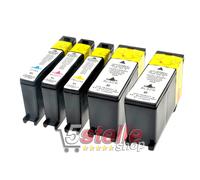KIT 5 CARTUCCE XL PER LEXMARK S600 S602 S605 S606 S608 S815 S816