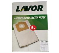 Kit 5 filtri in microfibra per aspiratore Lavor Pro Worker 5.212.0165