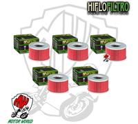 KIT 5 FILTRI OLIO HIFLO HF111 HONDA CB 400 1981 - 1984