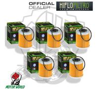 KIT 5 FILTRI OLIO HIFLO HF157 Polaris ATV 450 Outlaw MXR / S 2008 2009