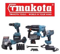 Kit 5 In 1 Motori Brushless Makota Flex Trapano Impulsi Avvitatore Tassellatore