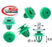 KIT 5 MOLLETTE MOLLA PER HYUNDAI I30 2016 CLIP FISSAGGIO PANNELLI PORTE