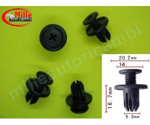 KIT 5 MOLLETTE MOLLA PER OPEL ANTARA DAL 2006 MODANATURE MINIGONNE RIPARI
