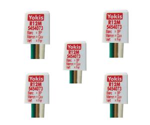 Kit 5 pezzi Interfaccia Doppio Pulsante Yokis Urmet R12M