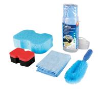 Kit 5 Pezzi Lavaggio Pulizia Spugna Spazzola Panni Pulizia Auto Interni Esterno
