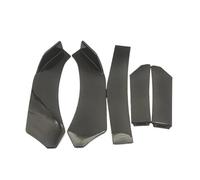 Kit 5 Pezzi Universale Per Paraurti Anteriore Auto Spoiler Splitter Paraurti In ABS Labbro Canard Splitter Accessori Universali Per Auto(Black)