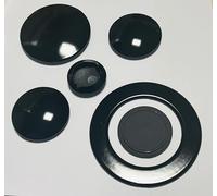 KIT 5 PIATTELLI COMPATIBILI CON lofra SMALTATI NERI LUCIDI (1 TRIPLA CORONA-1 RAPIDO-2 SEMIRAPIDI-1 AUSILIARE) MADE IN ITALY KIT S3219/20/21/22