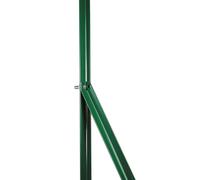 Kit 5 Pz Saetta Plastificata Verde a L per Sostegno Palo Paletto per Recinzione