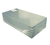 KIT 5 RIPIANI PER SCAFFALE IN METALLO CON DOPPIO RINFORZO 60X40 70X30 80X60