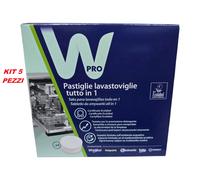 Kit 5 scatoli pastiglie detersivo per lavastoviglie Eco 24 pezzi C00860156 Wpro