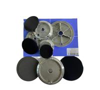 KIT 5 Spargifiamma e Bruciatori in Alluminio Compatibili con REX Electrolux Zanussi - Spartifiamma Fornelli a Gas per Piano Cottura 5 Fuochi Gas - 2 Rapidi, 2 Semirapidi, 1 Ausiliare