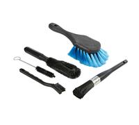 Kit 5 spazzole multiuso lavaggio auto moto camion bici