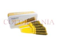 KIT 5 SPAZZOLE TERMIX COLORS GIALLO IN CERAMICA IONIC Ø17, Ø23, Ø28, Ø32, Ø43