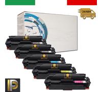 KIT 5 Toner CF410X-3X compatibile HP PRO M452NW M452DN M477FNW M477FDN M477FDW