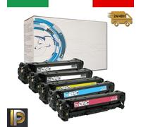 KIT 5 TONER CF540X-3A COMPATIBILE HP Laserjet Color Pro M280, M281, M254, M254DW