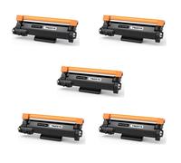 KIT 5 TONER COMPATIBILE BROTHER TN-2510XL TN-2510 BK 3000 Pagine DCP-L 2600 D