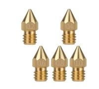 Kit 5 ugelli originali MK8 in ottone for stampante 3D da 0,2/0,4/0,6/0,8/1,0 mm for accessori for stampa 3D serie Ender 3(0.4mm)