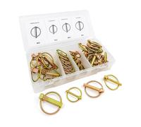 Kit 50 spine coppiglie a scatto assortimento fermi perni spinotti per auto