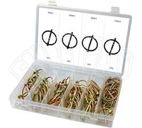 KIT 50 SPINE SPINA A SCATTO ASSORTITE COPPIGLIE FERMI SPINOTTI PERNI 5-6-8-11 MM