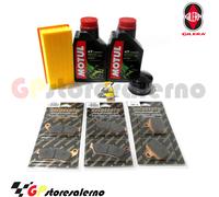 KIT 5000 10W40 FILTRO OLIO ARIA CANDELA PASTIGLIE GILERA 500 NEXUS E3 2003