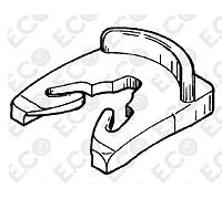 Kit 50pz Graffetta Forcella per Meccanismo Alzacristallo Bianco Oem 7699416