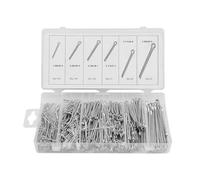 KIT 555 COPPIGLIE PERNI FERMI DI SICUREZZA IN ACCIAIO ASSORTIMENTO VARIE MISURE