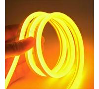 KIT 5m STRISCIA STRIP FLEX LED BOBINA NEON FLESSIBILE TUBO ESTERNO +ALIMENTATORE [EEK: A+]