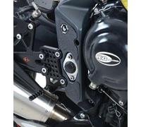 kit 5pz.adesivi antis. paratacco nero Triumph Daytona 675 2013-2016 R&G