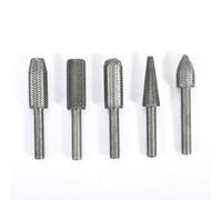 Kit 5pz Raspa Rotante per Acciaio Rettifica Intaglio 6mm Gambo Metallo Cutter Pu