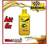 KIT 5X LITRO OLIO BARDAHL KXT RACING LUBRIFICANTE PER MOTO 2T 1LT - 5x 221039