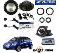 Kit 6 altoparlanti Alpine + anelli adattatori per Mercedes Classe B (W245)