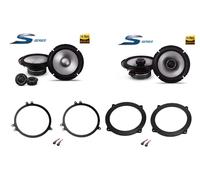 Kit 6 altoparlanti Alpine S2 per Audi TT serie dal 1998 MK1 Anteriori e Poste...