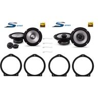 Kit 6 altoparlanti Alpine S2 per Honda CR-V III serie 06>12 Anteriori e Post...