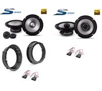 Kit 6 altoparlanti Alpine S2 per Porsche Cayenne 92A Anteriori e Posteriori